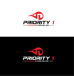 Design de Logo par zebronicgraphic pour Priority 1 Heating & Cooling Inc. | Design : #31651401