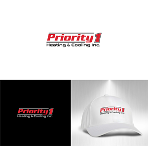 Logo Design by Joenet Jayawarna for Priority 1 Heating & Cooling Inc. | Design #31651386