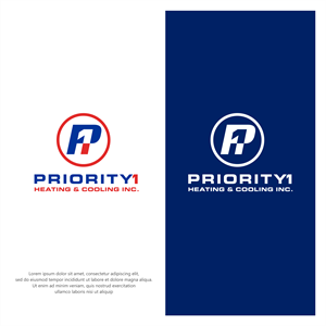 Design de Logo par ThiagoB pour Priority 1 Heating & Cooling Inc. | Design : #31651045