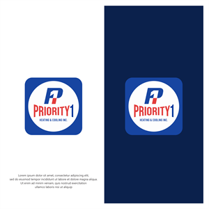 Design de Logo par ThiagoB pour Priority 1 Heating & Cooling Inc. | Design : #31651046