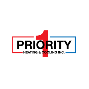 Logo Design by geni for Priority 1 Heating & Cooling Inc. | Design #31653501