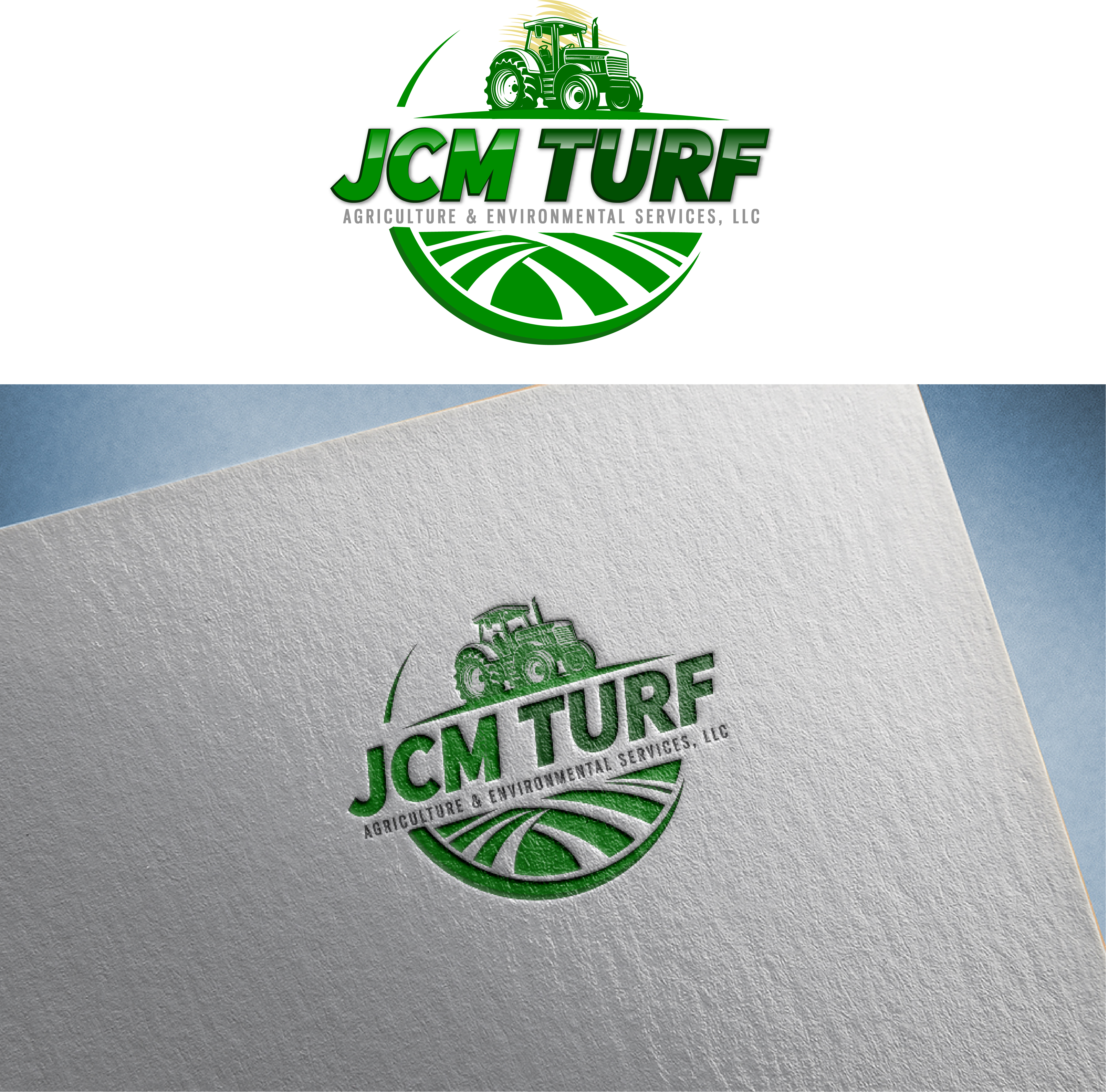 Logo Design by Vibrix Media for JCM Turf, Ag, & Environmental Services LLC | Design #31667614