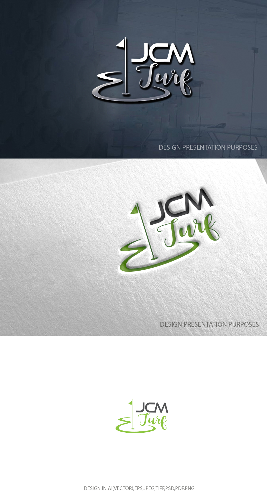 Logo Design by zebronicgraphic for JCM Turf, Ag, & Environmental Services LLC | Design #31651181