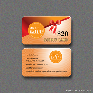 Card Design by Sajal Samaddar for Phat Kitchen | Design: #31651309