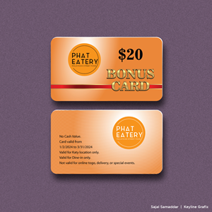 Card Design by Sajal Samaddar for Phat Kitchen | Design: #31651501