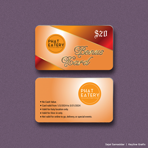 Card Design by Sajal Samaddar for Phat Kitchen | Design: #31654045