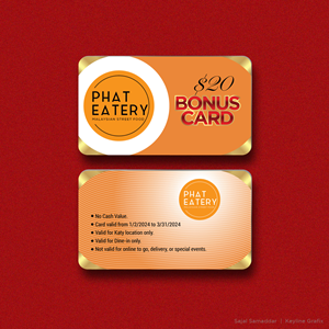 Card Design by Sajal Samaddar for Phat Kitchen | Design: #31654479