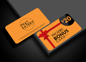Card Design by Sun Moon Graphic Designer for Phat Kitchen | Design: #31654470