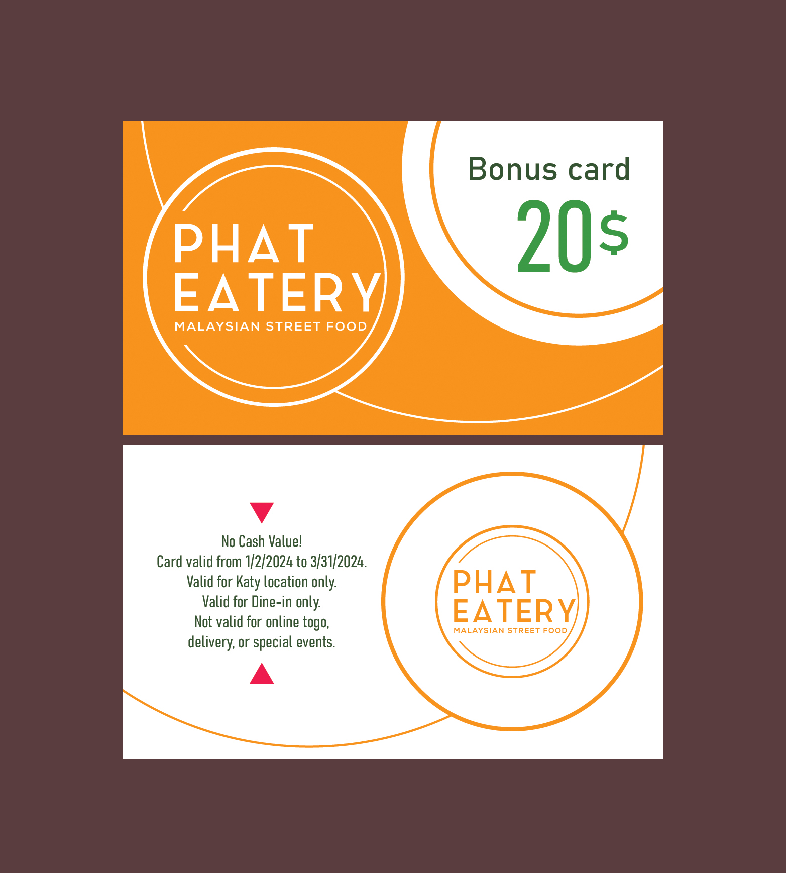 Design de Carte par Nexo pour Phat Kitchen | Design #31657137