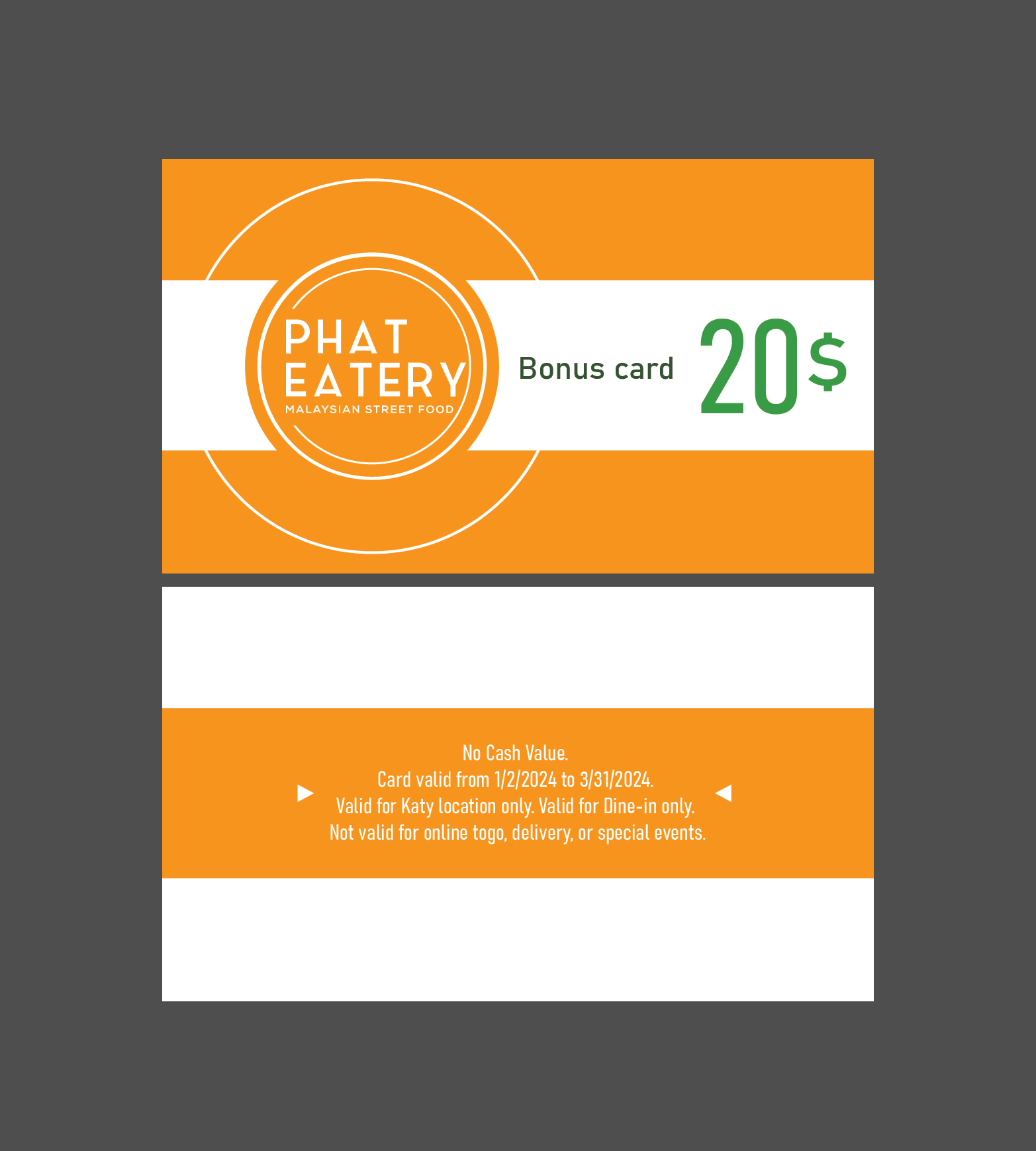 Card Design by Nexo for Phat Kitchen | Design #31658357