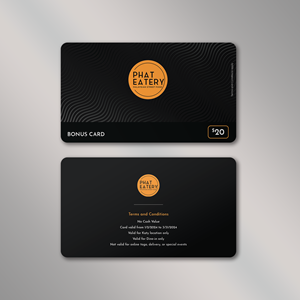 Card Design by Vishwa Basnayake for Phat Kitchen | Design: #31664950
