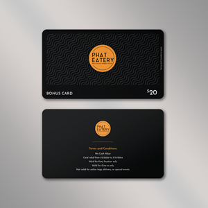 Card Design by Vishwa Basnayake for Phat Kitchen | Design: #31664951