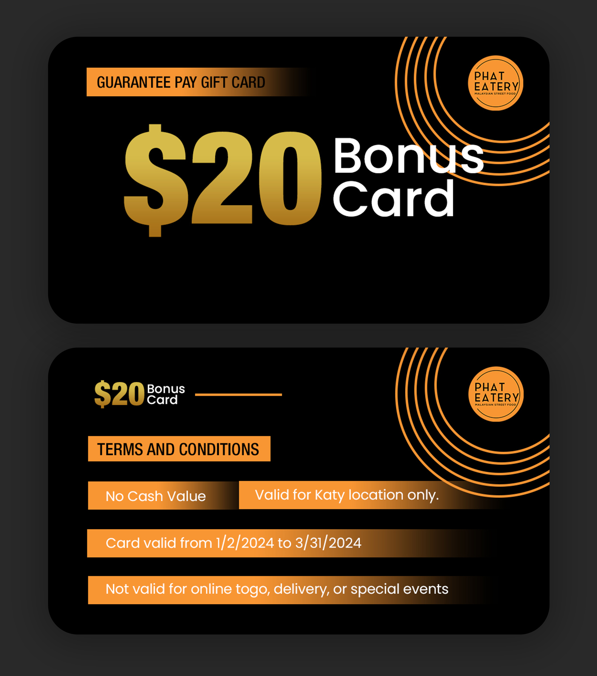 Card Design by aberyor for Phat Kitchen | Design #31667329