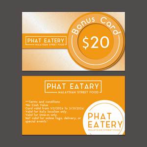 Card Design by Supriadi for Phat Kitchen | Design: #31660829