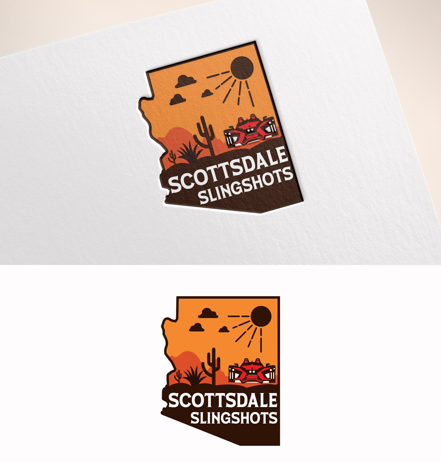 Logo Design by M Art & Design for Scottsdale Slingshots  | Design #31659780