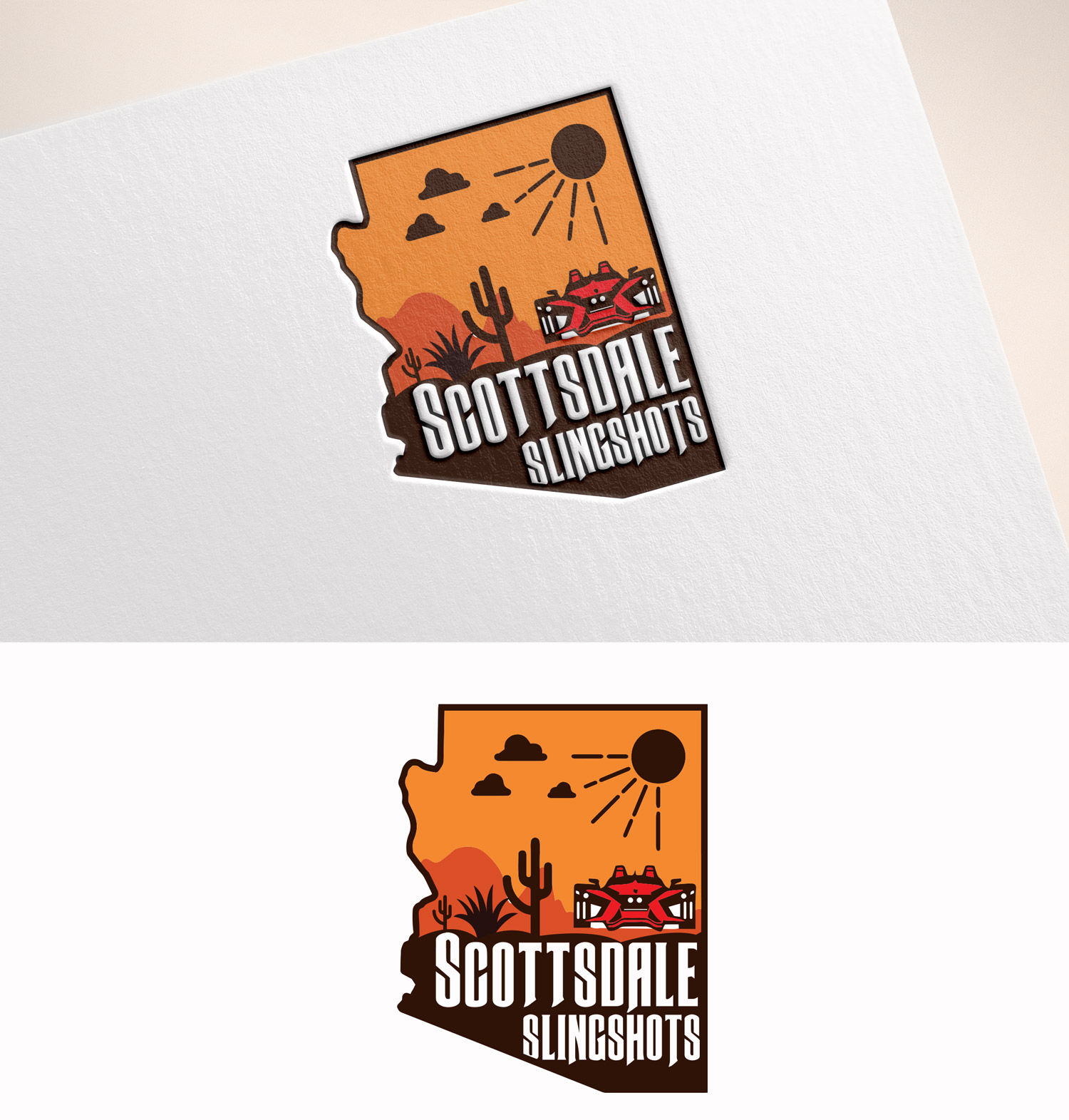 Logo Design by M Art & Design for Scottsdale Slingshots  | Design #31659813
