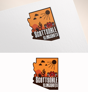 Logo Design by M Art & Design for Scottsdale Slingshots  | Design: #31659813