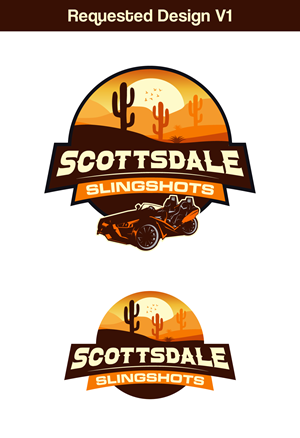 Logo Design by apik. for Scottsdale Slingshots  | Design: #31673353
