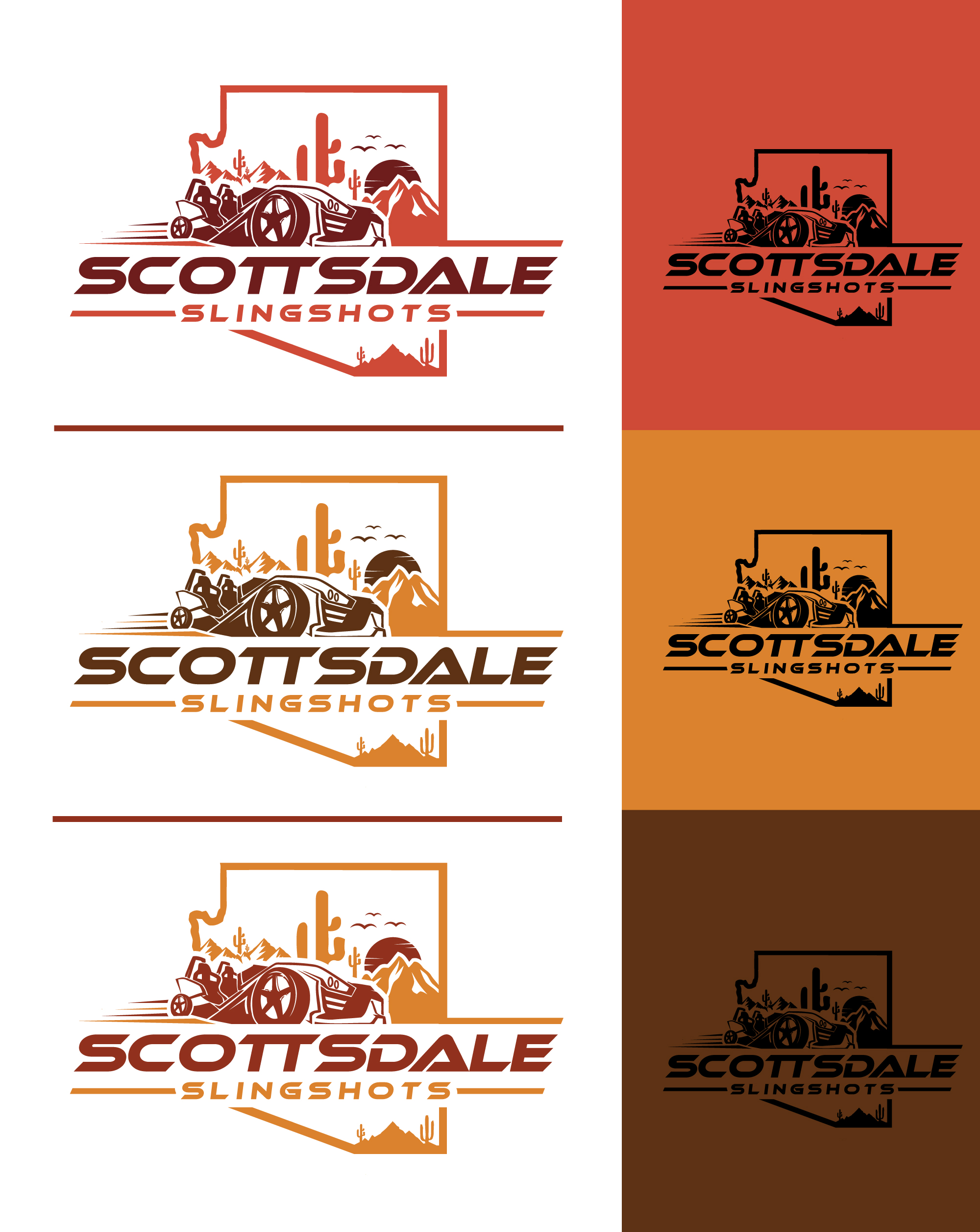 Logo Design by Anil Rasel for Scottsdale Slingshots  | Design #31659056