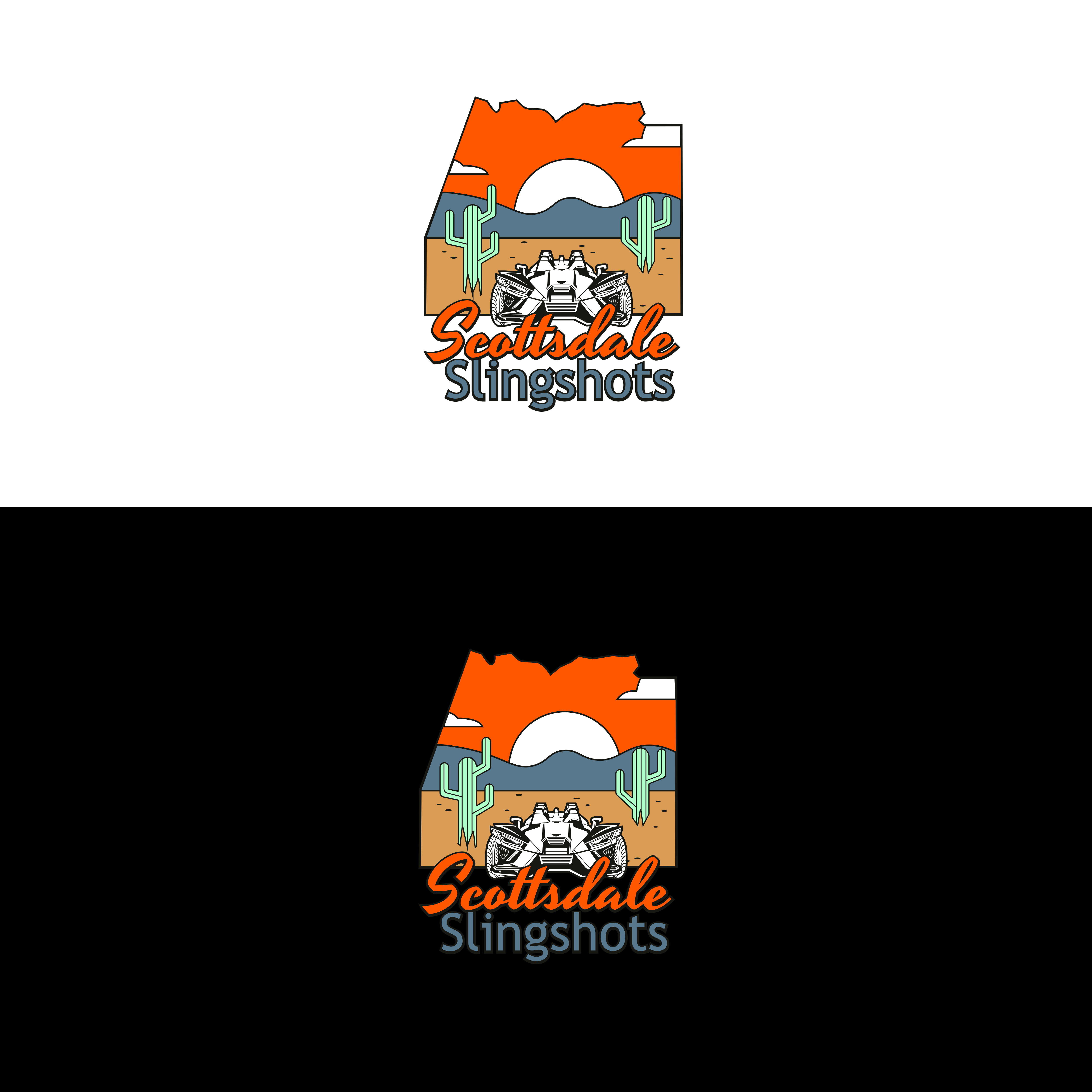 Logo Design by Khadeeja Designs for Scottsdale Slingshots  | Design #31658094