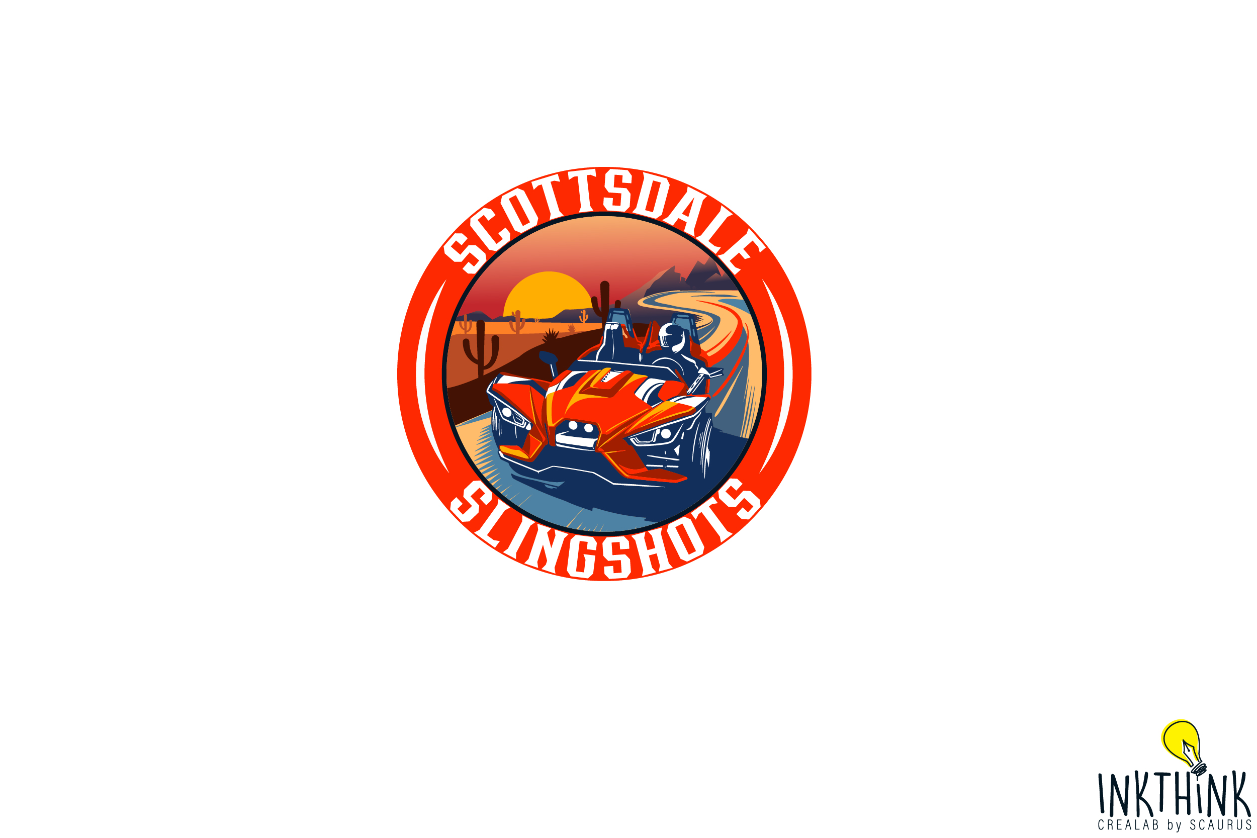 Logo Design by InkThink by Scaurus for Scottsdale Slingshots  | Design: #31942548