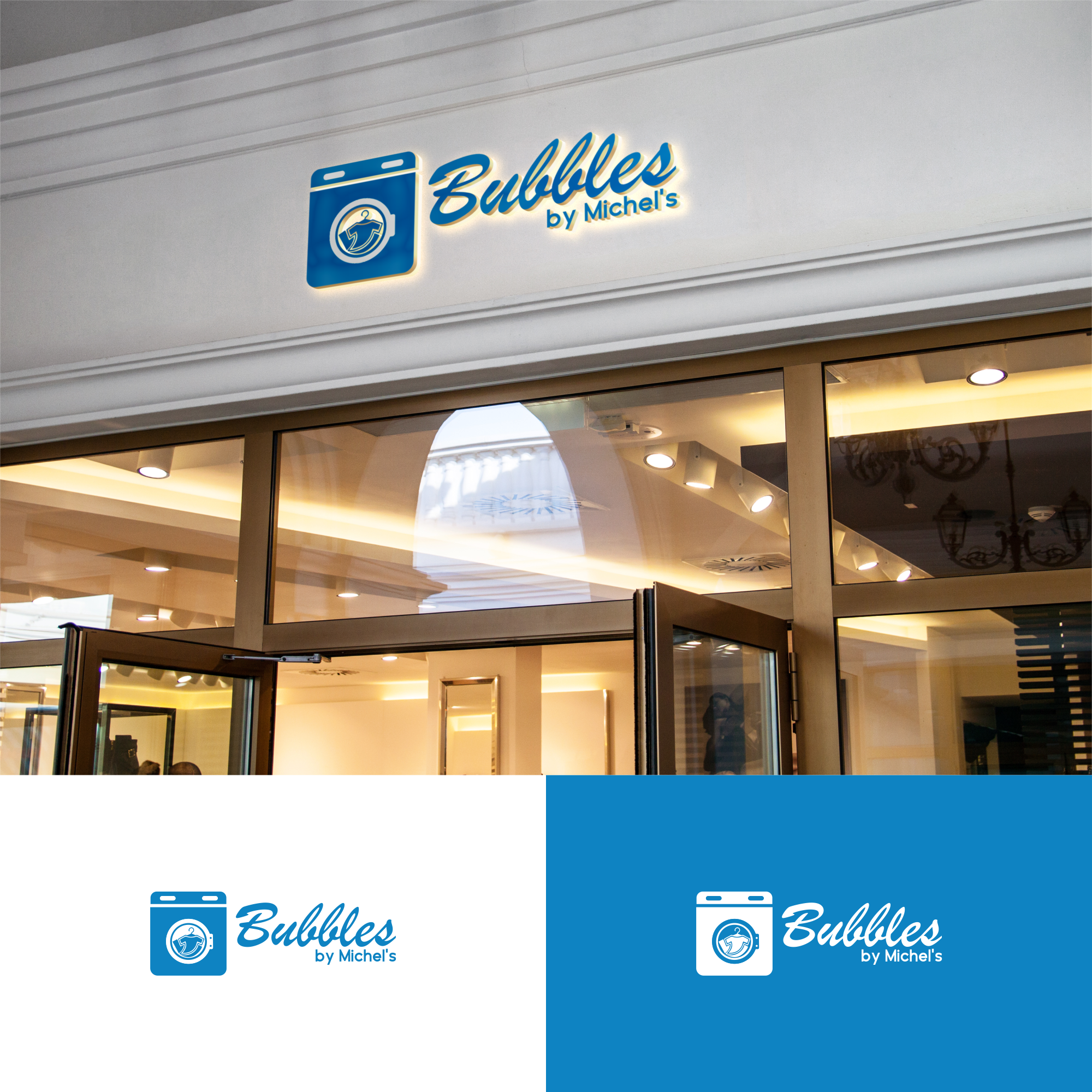 Logo Design by ni9 for Michel's Dry Cleaners | Design #31693230