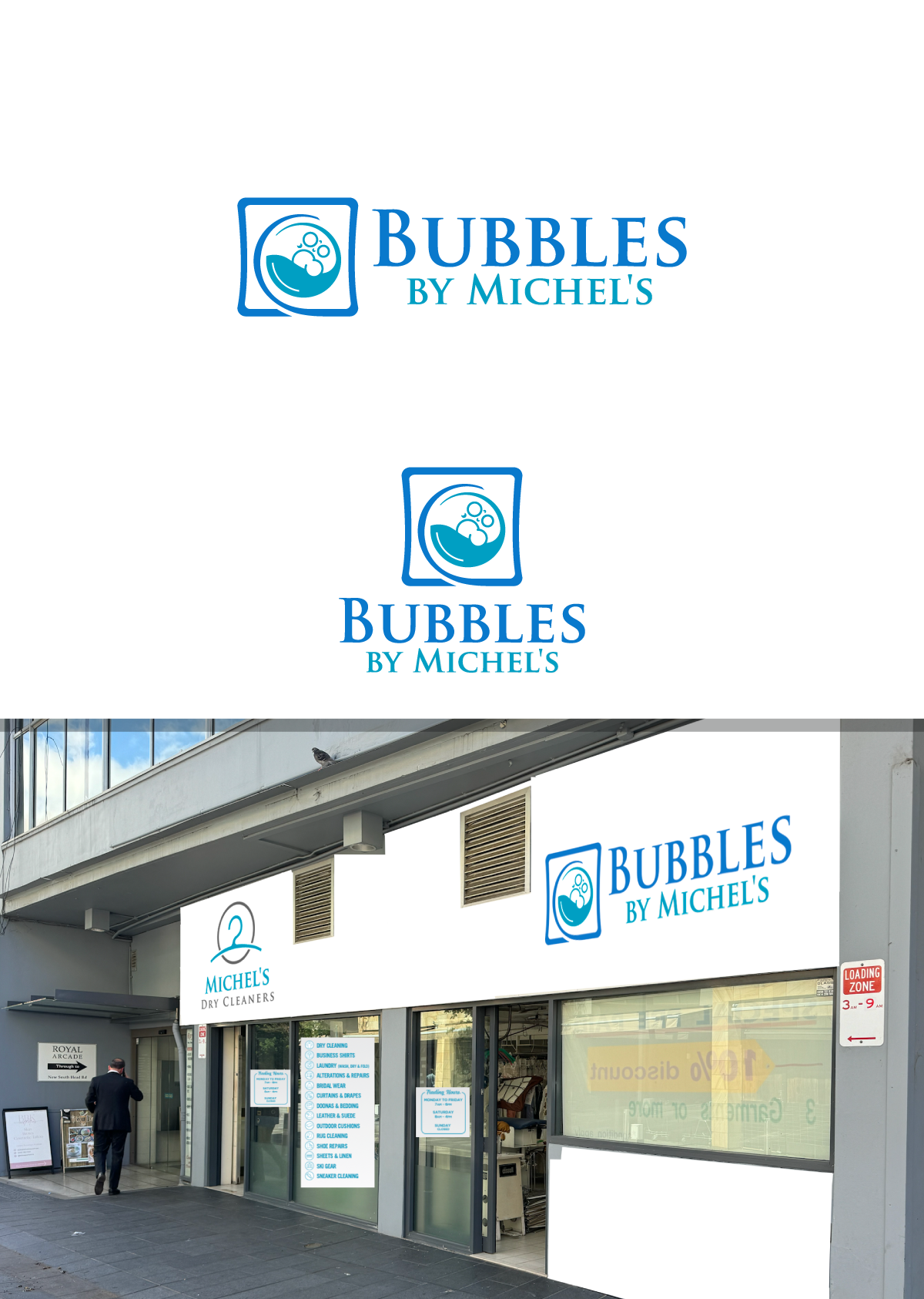 Logo Design by anico for Michel's Dry Cleaners | Design #31654314