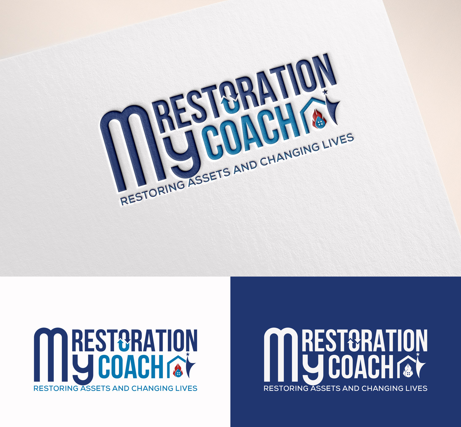 Logo Design by M Art & Design for My Restoration Coach | Design #31656769