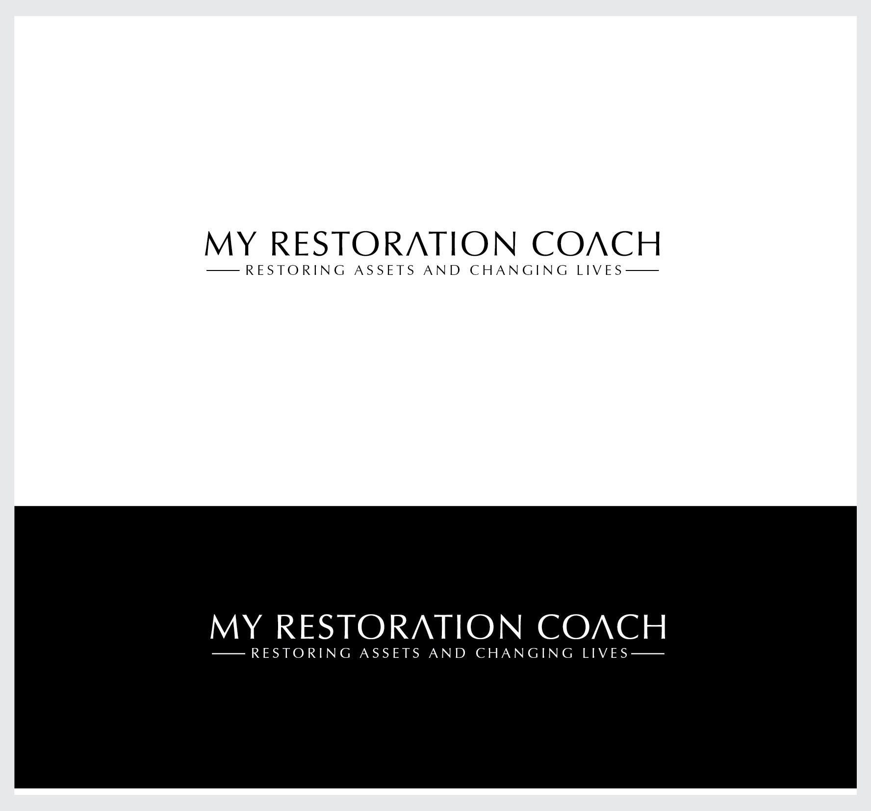 Logo Design by angelonyamu for My Restoration Coach | Design #31655031