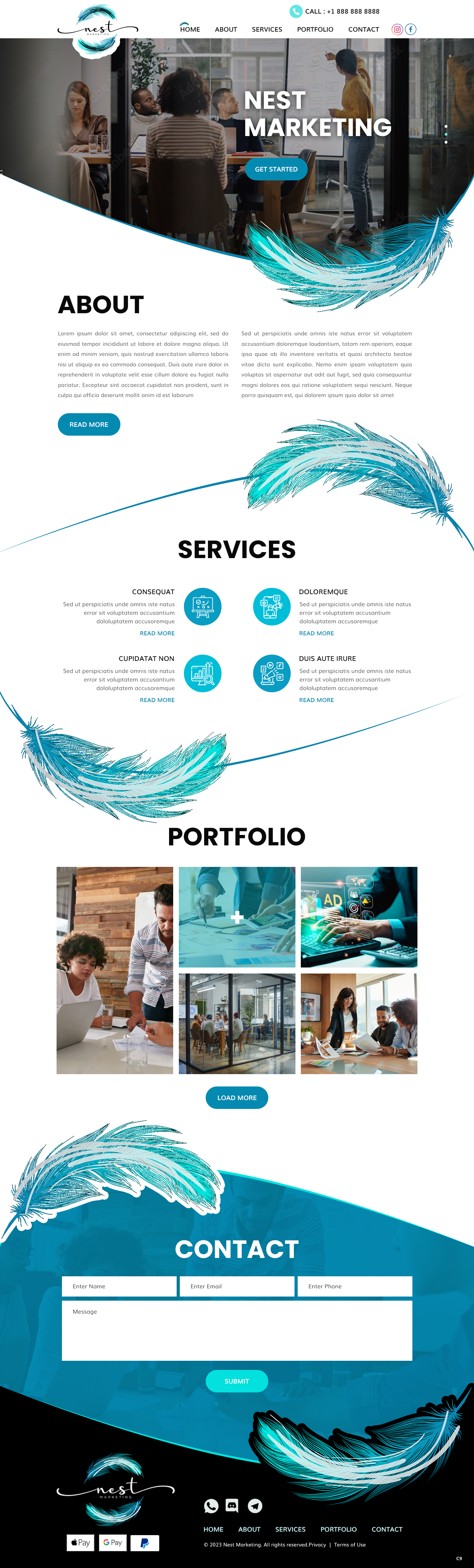 Diseño Web por pb para Nest Marketing | Diseño #31663146