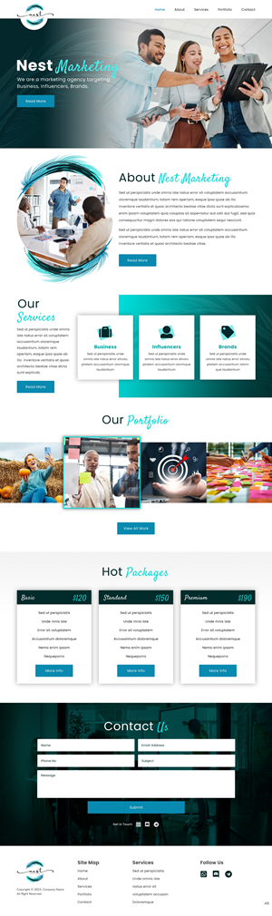 Web Design by pb for Nest Marketing | Design: #31663153