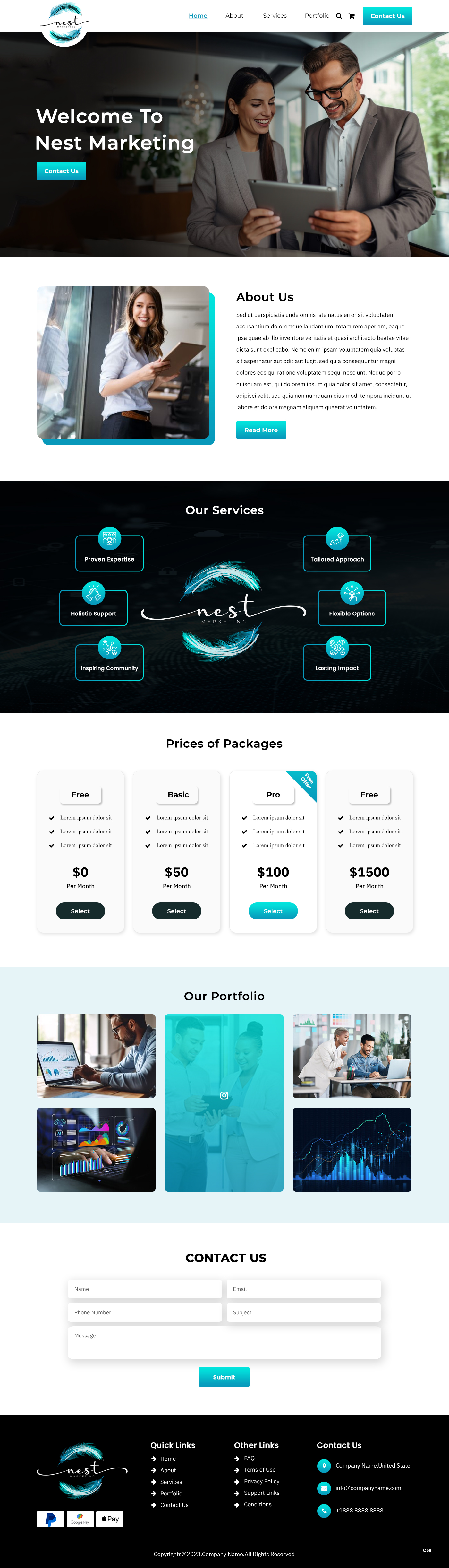 Web-Design von pb für Nest Marketing | Design #31663156