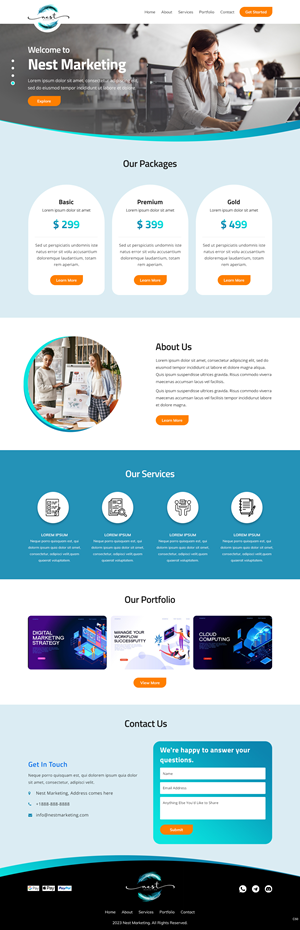 Web Design by pb for Nest Marketing | Design: #31673727