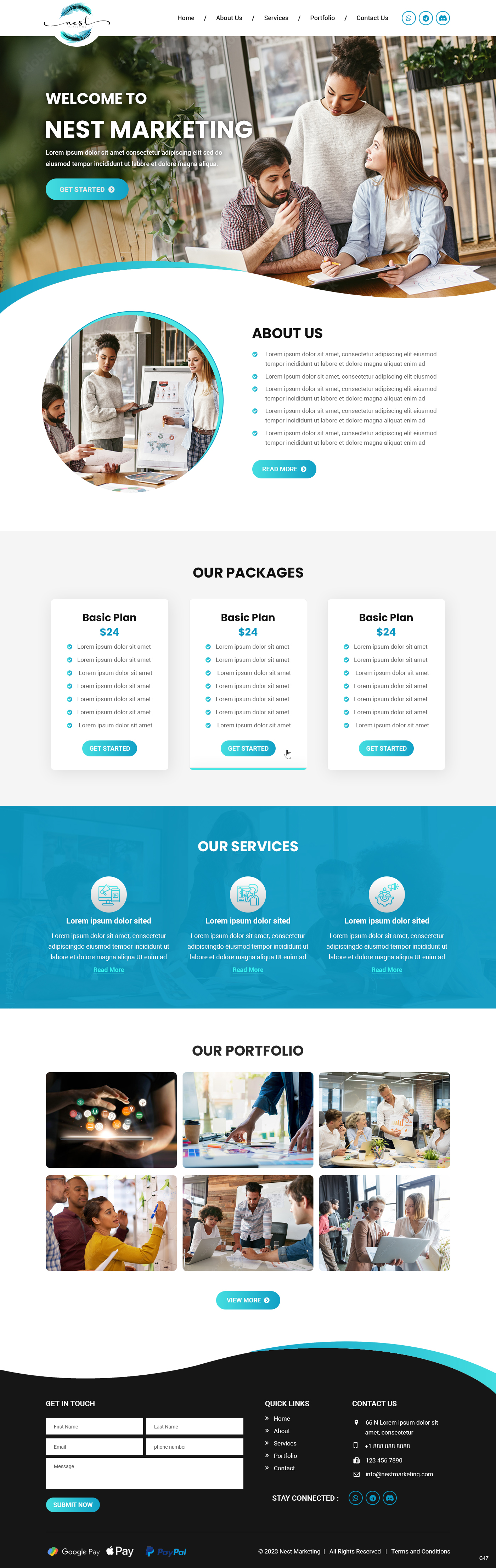 Diseño Web por pb para Nest Marketing | Diseño #31673729