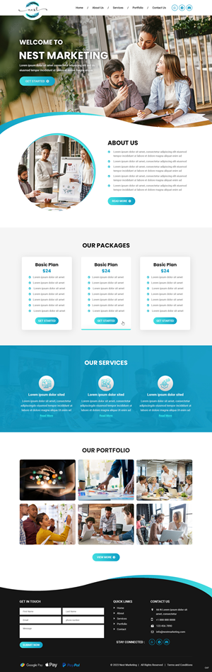 Web Design by pb for Nest Marketing | Design: #31673729