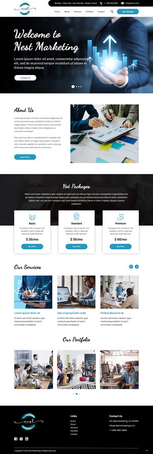 Web-Design von pb für Nest Marketing | Design #31673731