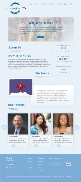 Web Design par NidhunBreak pour Nest Marketing | Design #31686683