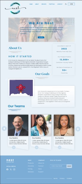 Web Design by NidhunBreak for Nest Marketing | Design: #31686683