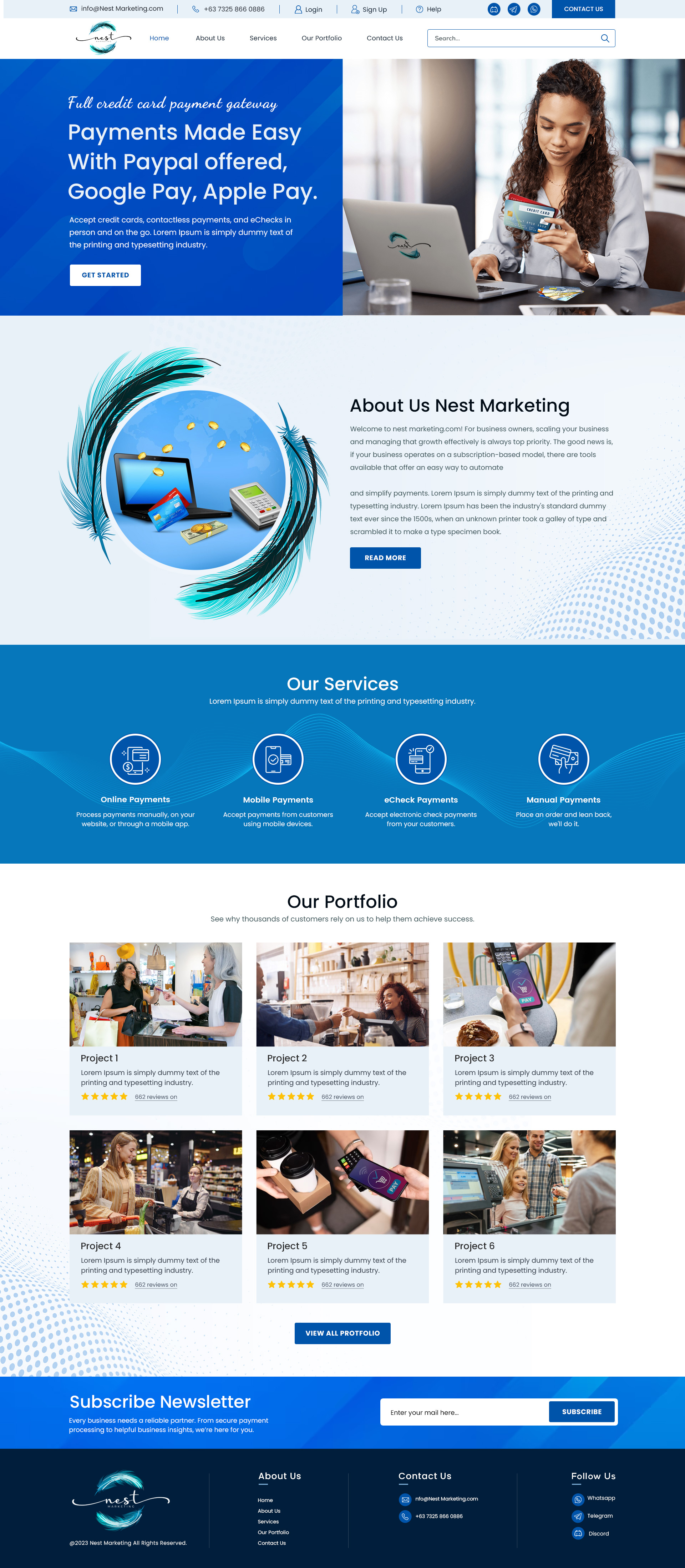 Web Design by creative.bugs for Nest Marketing | Design #31672175