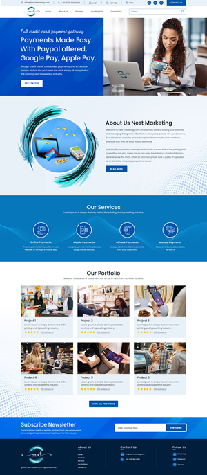 Web Design by creative.bugs for Nest Marketing | Design: #31672175