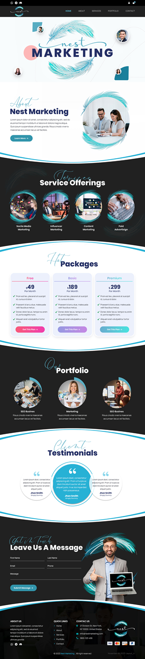 Web-Design von sai.designer87 für Nest Marketing | Design #31673658