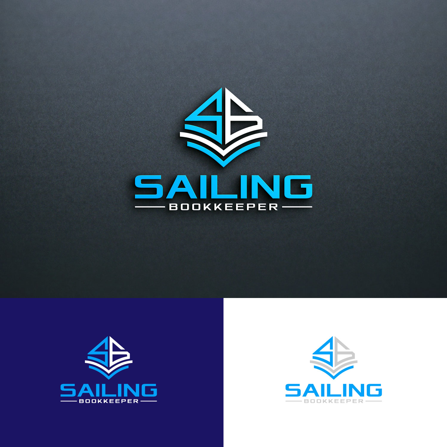 Logo Design by Mi Design1 for Sailing Bookkeeper  | Design #31665274