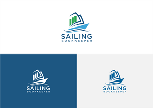 Logo Design by QueenArt for Sailing Bookkeeper  | Design: #31668695