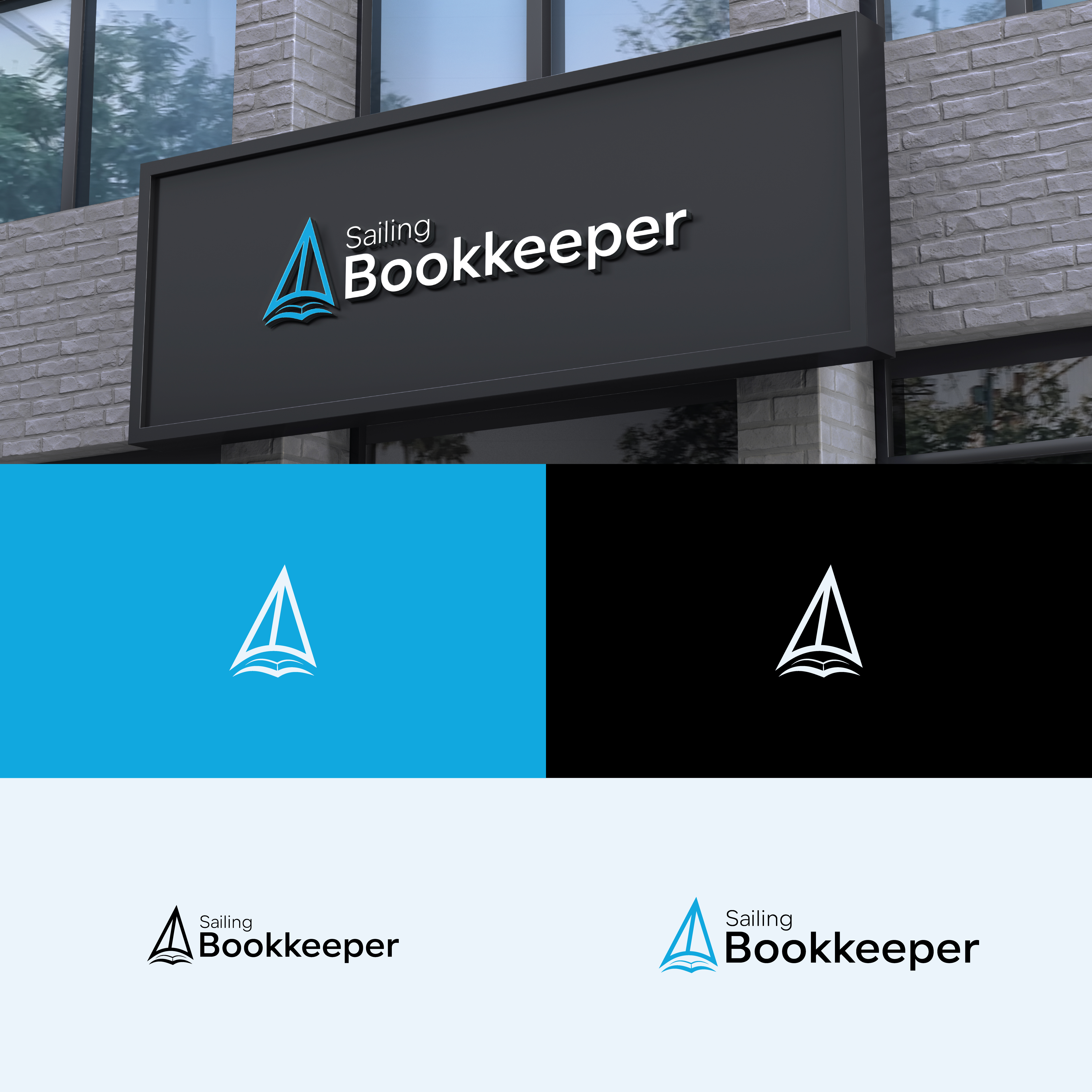 Logo Design by Adnan Bhatti for Sailing Bookkeeper  | Design #31667793