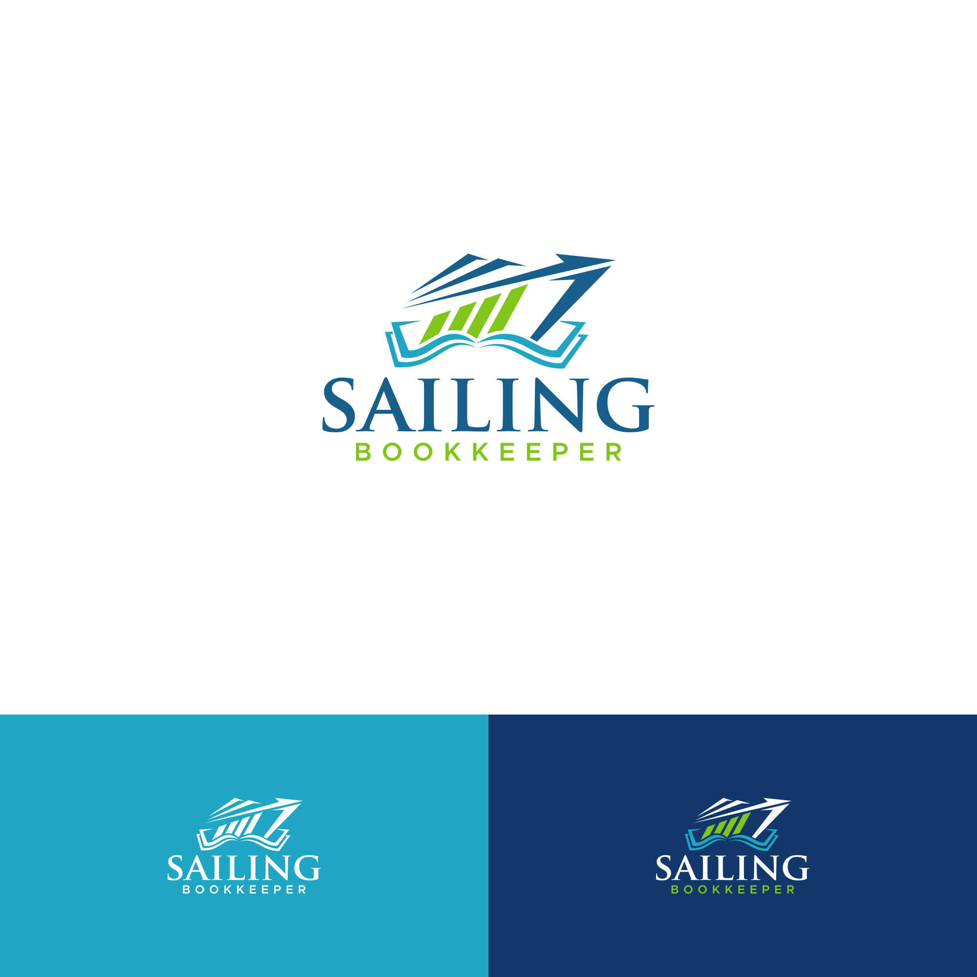 Logo Design by 3n0h99 for Sailing Bookkeeper  | Design #31665140