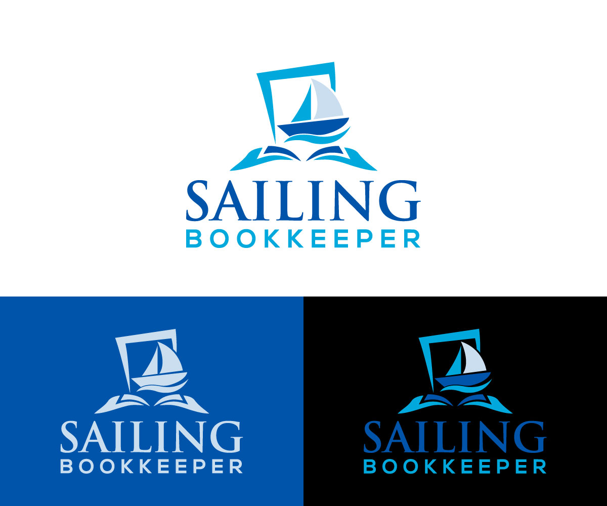 Logo Design by Hridoy Mizi 2 for Sailing Bookkeeper  | Design #31682580