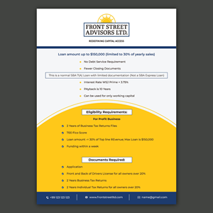 Design de Flyer par Bidita Saha pour USA Chemical Supply | Design : #31665210