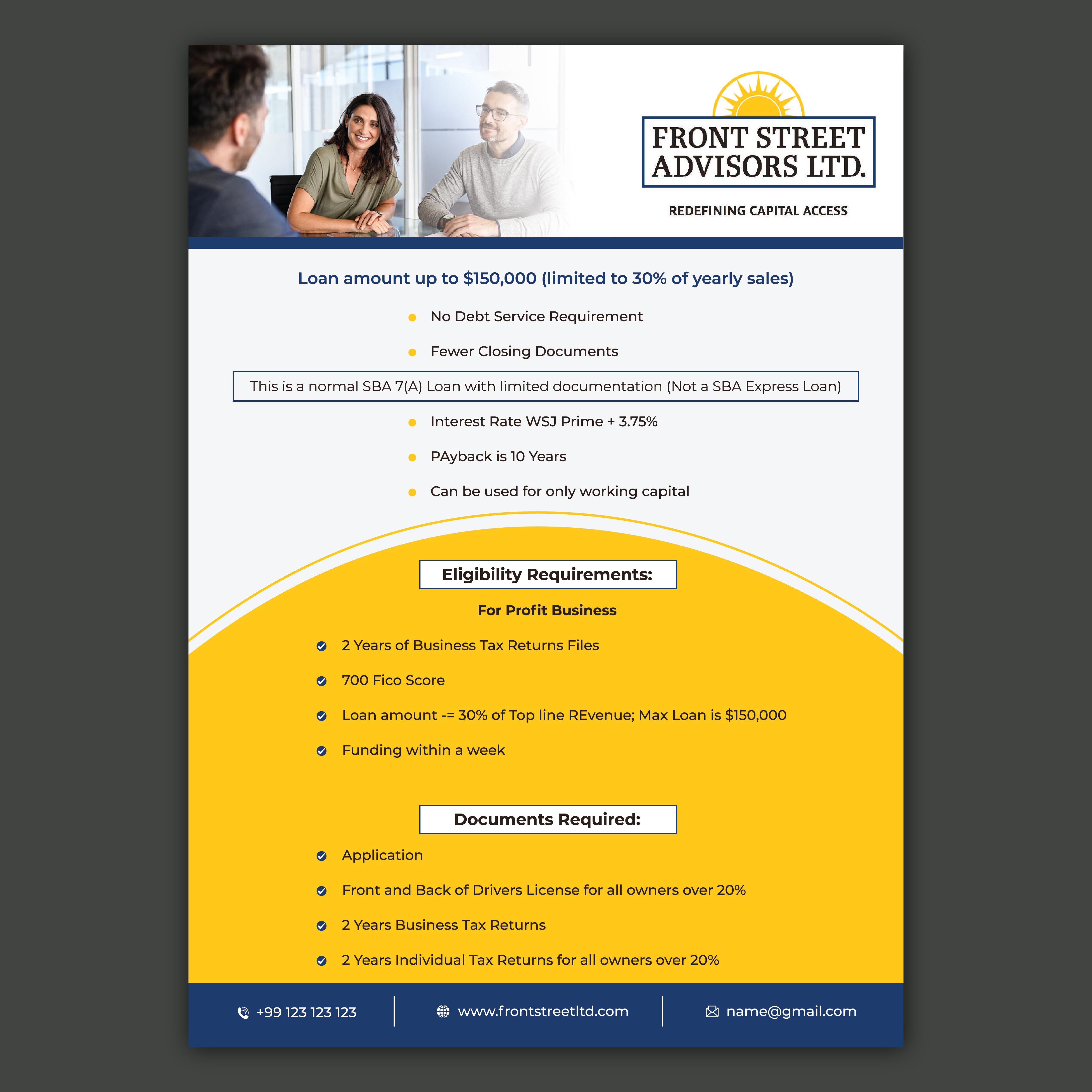 Design de Flyer par Bidita Saha pour USA Chemical Supply | Design #31665212