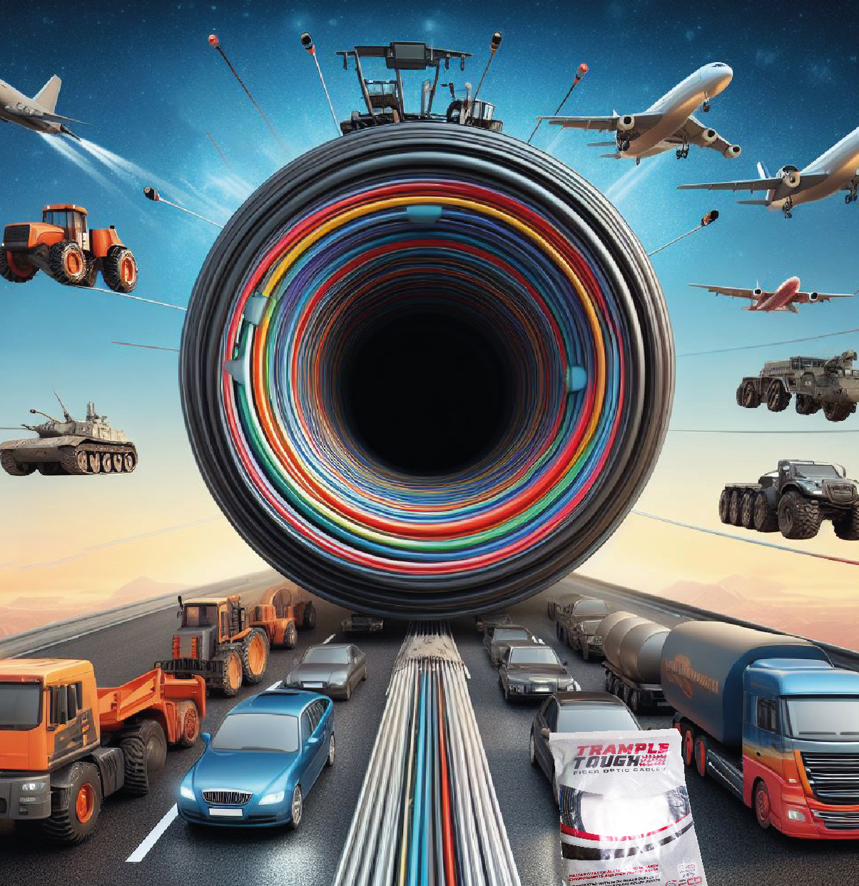 Photoshop Design by Sarina.dsg for FiberCablesDirect.com | Design #31690636