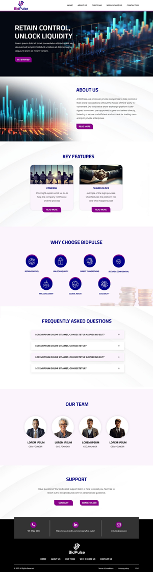 Wordpress Design by pb for this project | Design: #31689591